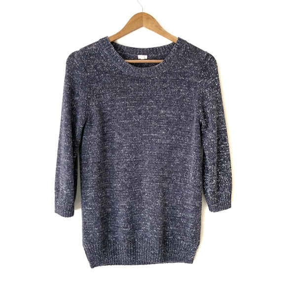 J. Crew Sweaters - J. Crew Knit Marled 3/4 Sleeve Pullover Sweater